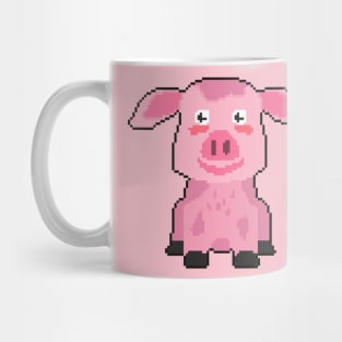 Porky Pals: Pixel Art Design for Whimsical Outfits Mug